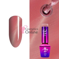 Oja Semi Premium Hibrid MollyLac Cat Eye UV/LED de 5 ml - 174 Cream Pulse 81808 